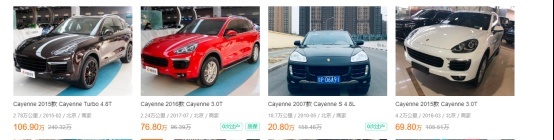 保时捷卡宴5万公里价格腰斩，原来这些豪华品牌SUV最保值