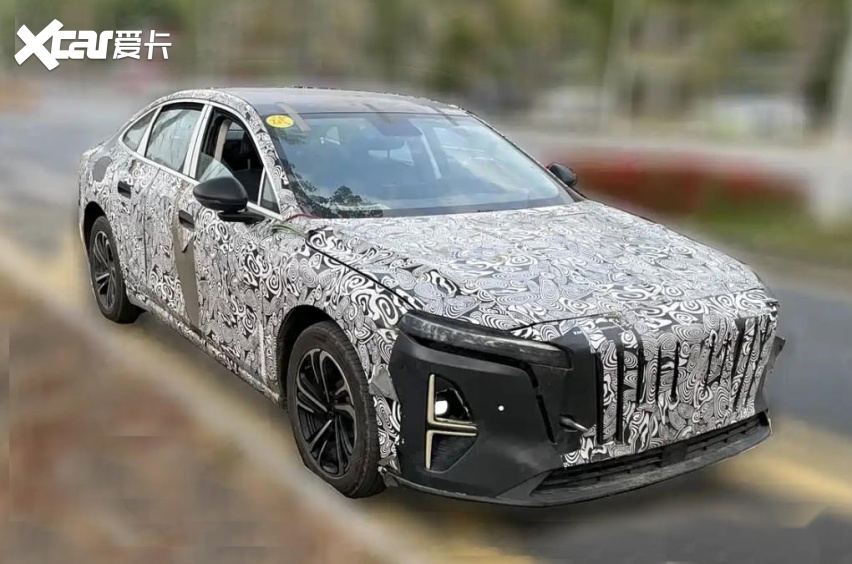 全新红旗H5纯电版曝光！外观内饰都有变化，不是油改电？