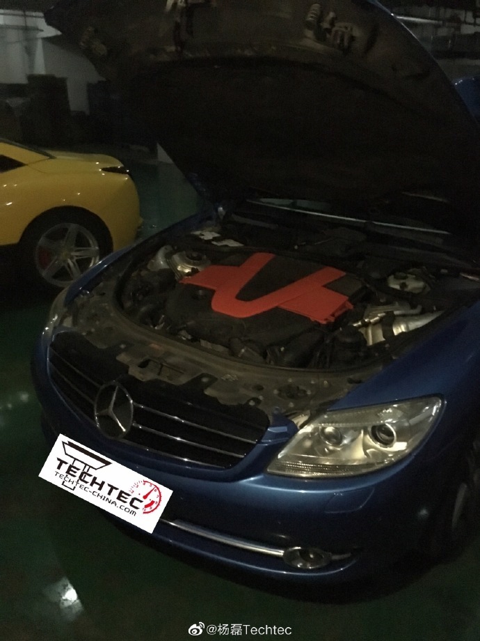 奔驰CL600 5.5T德国Techtec刷电脑刷ECU改装