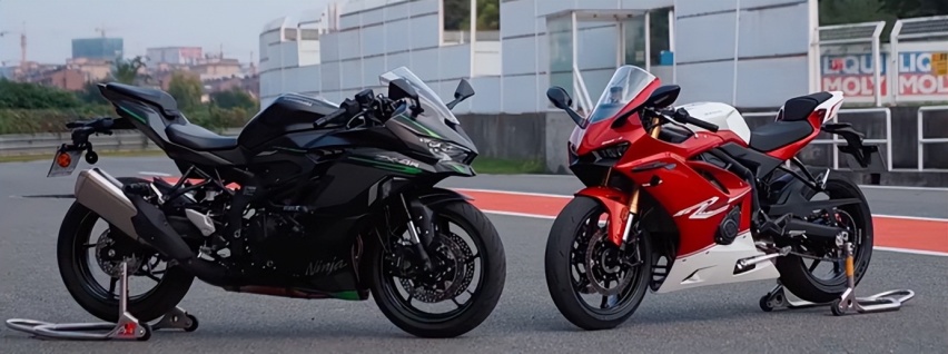 四缸小钢炮！川崎ZX-4R对比 凯越450RR，谁是400cc级最好车