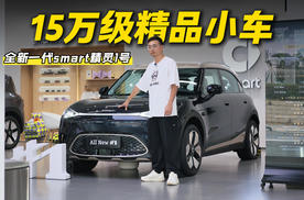 奔驰背书，豪华质感搬进15万级精致小车，探店全新一代smart精灵1号