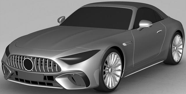 大燈像把刀、軟頂敞篷、電動尾翼,撩妹神器AMG SL專利圖曝光 大燈像把刀、軟頂敞篷、電動尾翼,撩妹神器AMG SL專利圖曝光