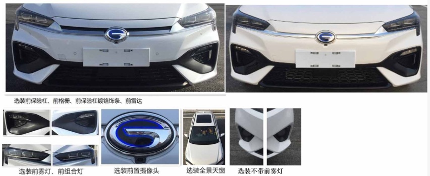 造型看齐现款丐版，动力降低，Aion S新车型申报图曝光