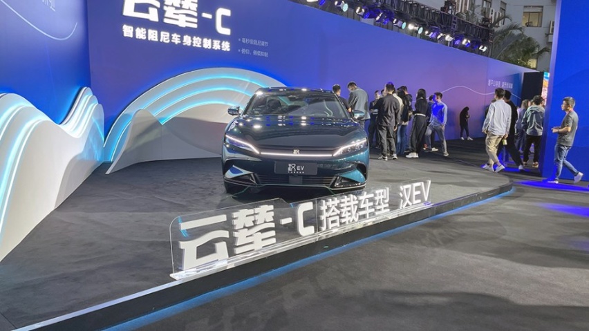 打破被海外品牌垄断，比亚迪发布云辇车身控制系统