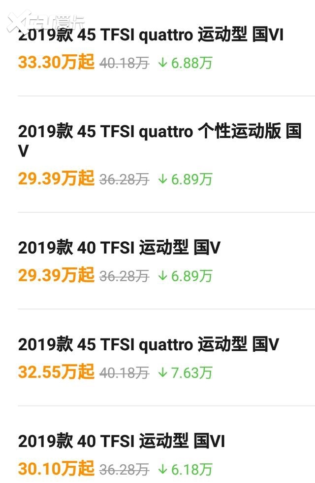 高配直降7万，一年大卖167689辆，奥迪再次证明自己的地位