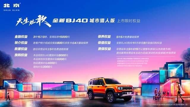 天生姓敢，“潮”为人先！全新BJ40城市猎人版西安站正式上市！