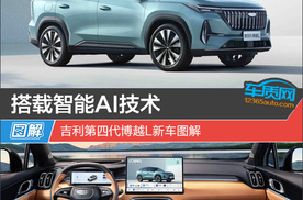 搭载智能AI技术 吉利第四代博越L新车图解