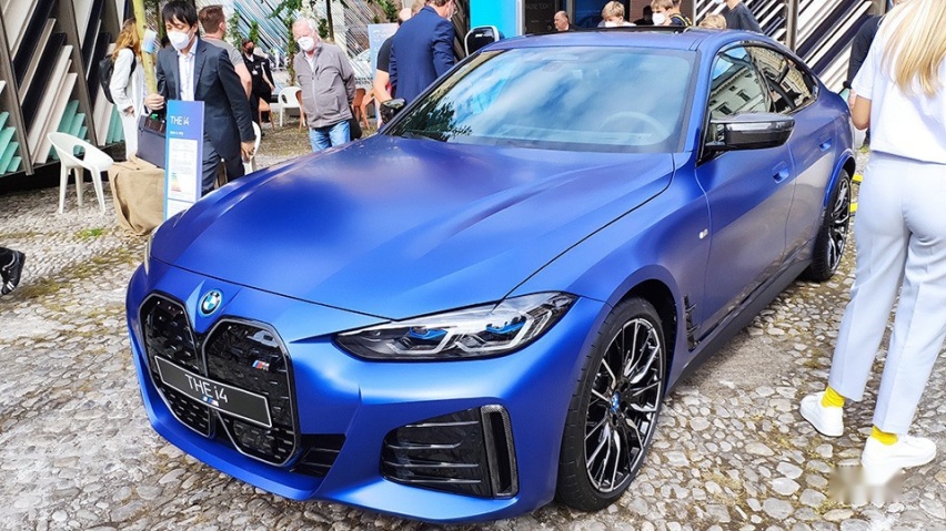 慕尼黑车展热门车型十四：3.9秒破百，宝马i4 M50实车亮相