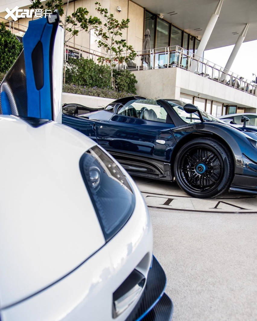 帕加尼zonda敞篷版实车简洁的设计