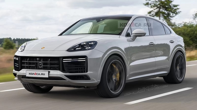 有望今年内亮相 新款保时捷Cayenne Coupe渲染图曝光