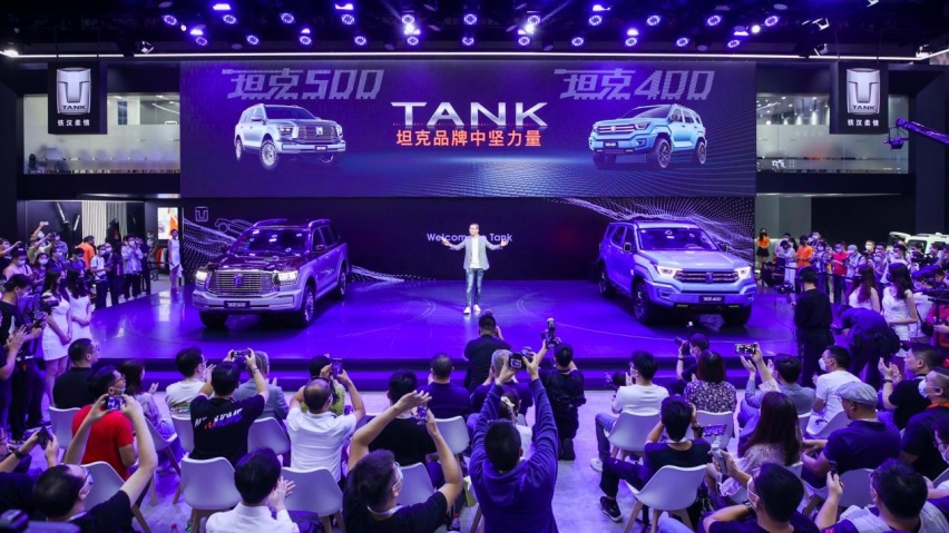 坦克400/500首秀，长城5大品牌12款新车，多款已装上DHT混动