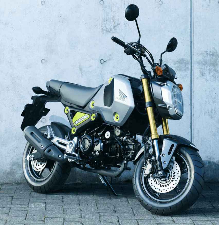 本田日本推小尺寸摩托Grom，单缸风冷10马力，适合女生骑行