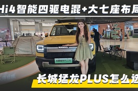Hi4智能四驱电混+大七座布局，长城猛龙PLUS怎么选？