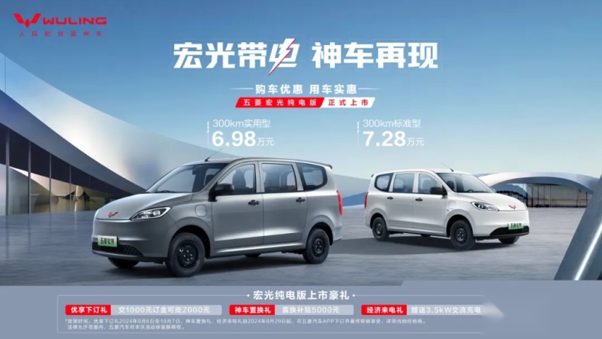 新能源时代的“创富神车”，五菱宏光纯电版来了