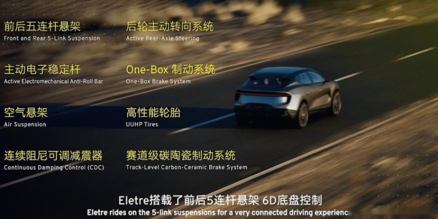 定价看齐极星3，破百跑进3s内，路特斯ELETRE正式上市