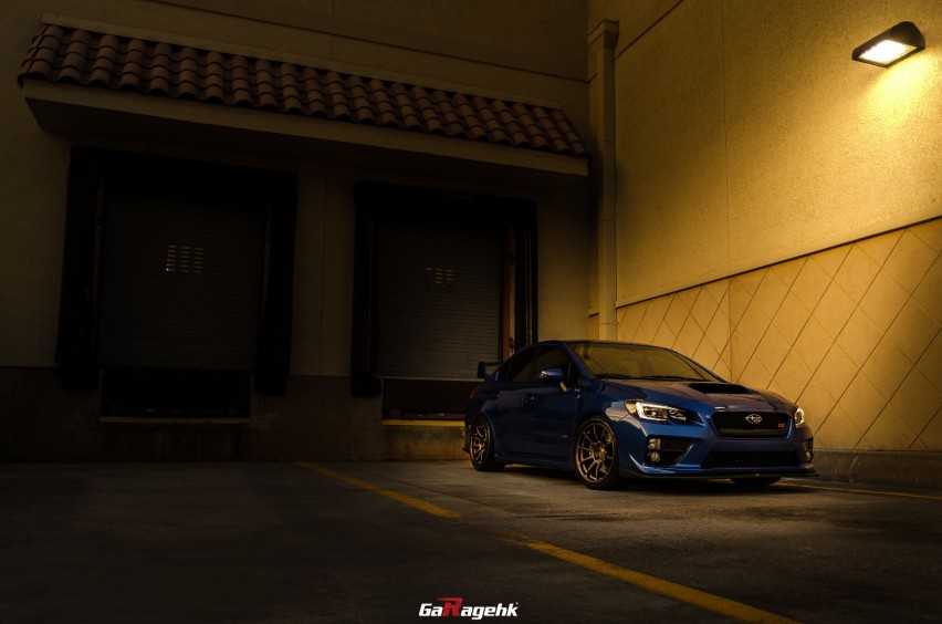 狂野之蓝，斯巴鲁WRX STI改装Brembo GT刹车套件