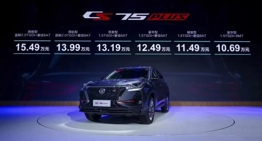 长安CS75PLUS上市，陈坤站台，你果然是成都车展最亮的仔