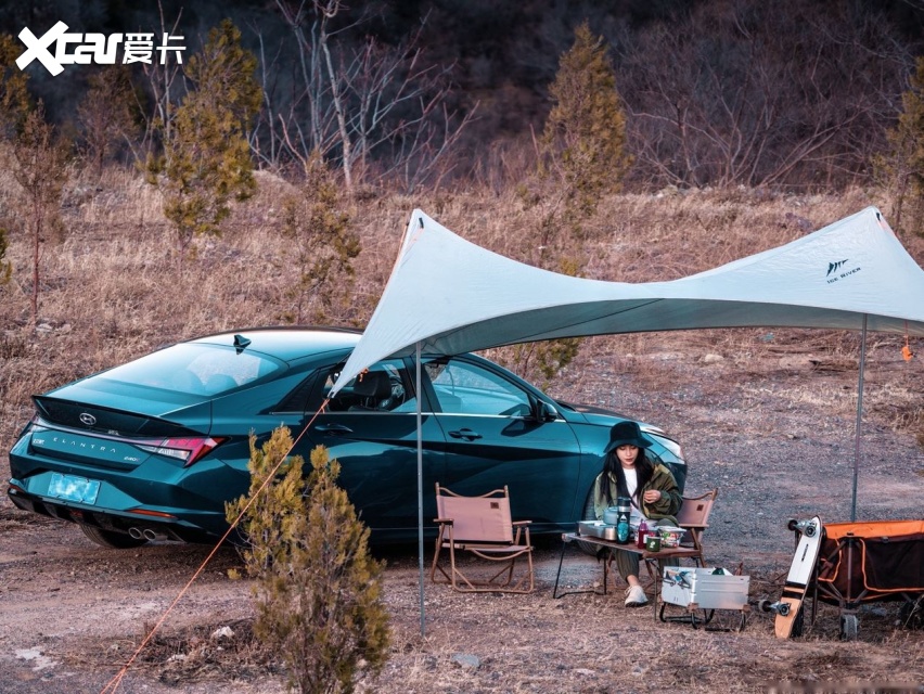 开着伊兰特轻车简行去露营 畅想夏日美好