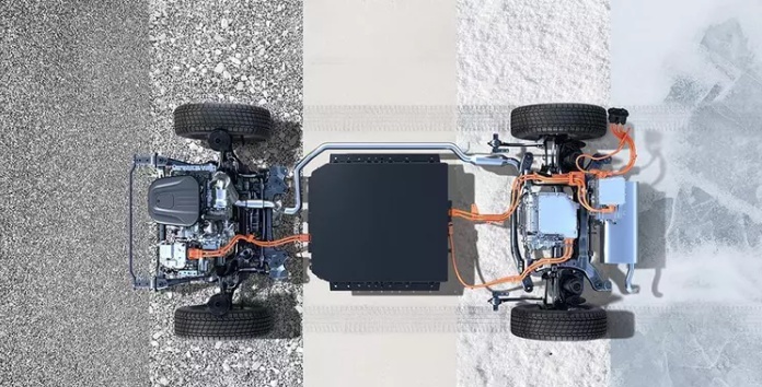 1.5T+Hi4+后桥电控差速锁 这款全新新能源硬盘越野值得看