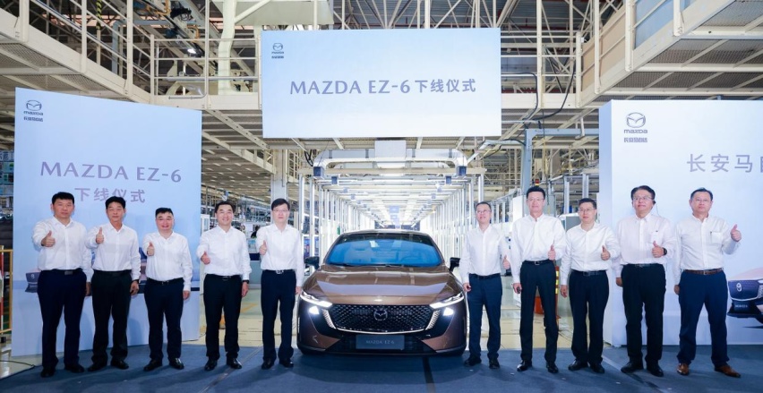 长安马自达MAZDA EZ-6正式下线，树立合资新能源价值标准