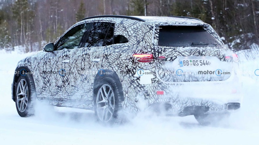 梅赛德斯-AMG GLC 63曝光，搭2.0T插混系统，网友：灵魂何在