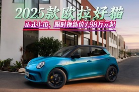 2025款欧拉好猫正式上市，限时换新价7.98万元起售