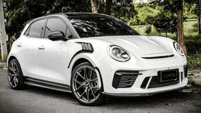 萌版两厢911 GT3 RS！欧拉好猫改装新玩法