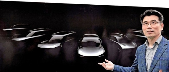 韩系电动车SUV 起亚EV7渲染图