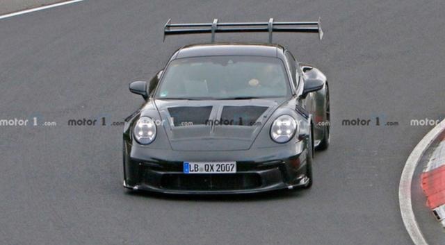 全新保时捷911 GT3 RS路试谍照曝光 或2021年亮相