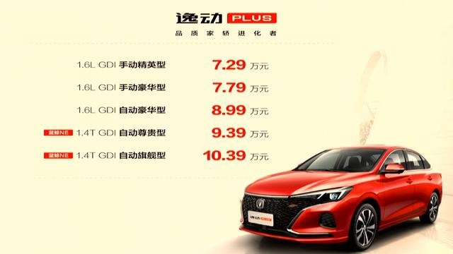 16天就订单破万，长安逸动PLUS上市，配蓝鲸1.4T，7万还买朗逸？