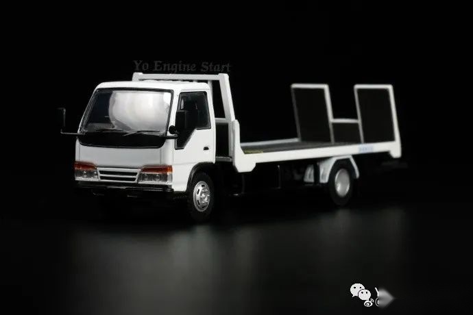 yo engine start 1/64 五十铃elf 清障拖车