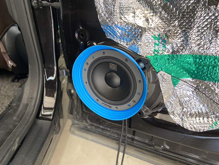 哈尔滨小蒋WEY VV7汽车音响改装前后丹拿232两分频