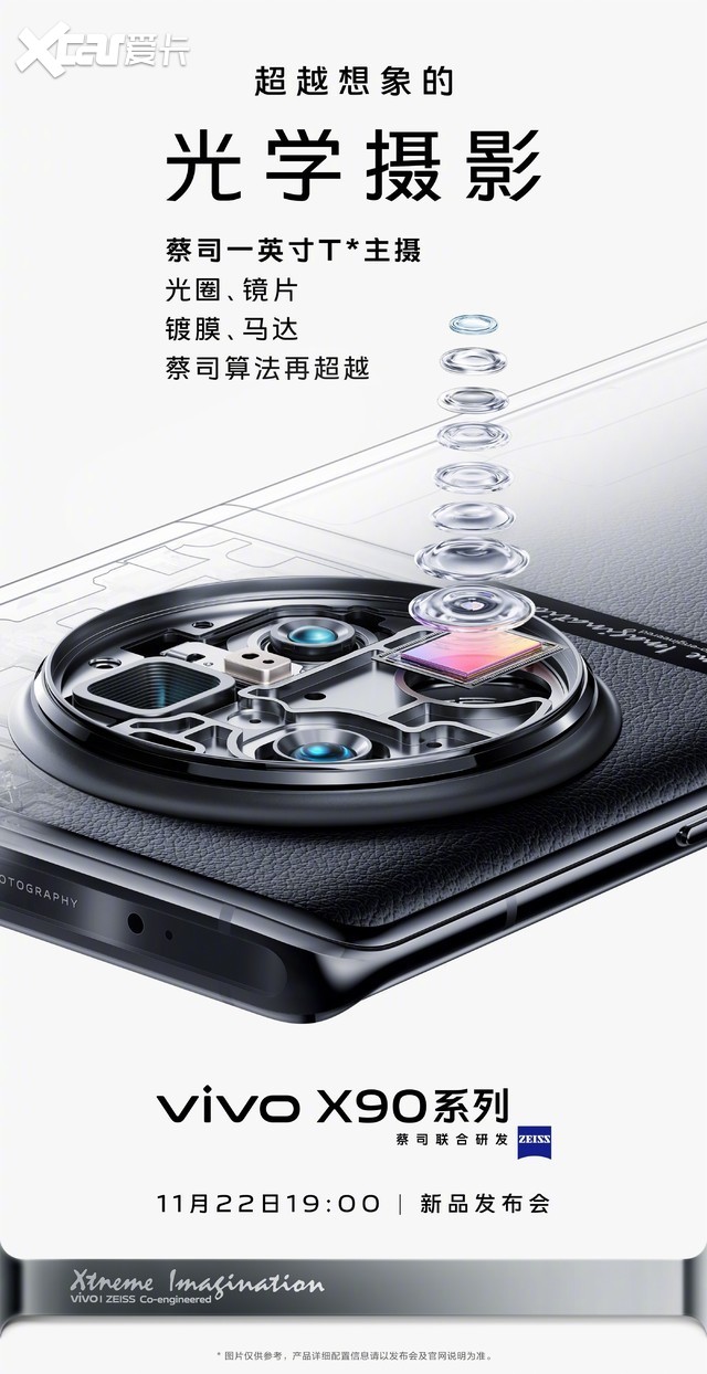 蔡司＋一英寸超大底 vivo要冲击2022最强影像旗舰 