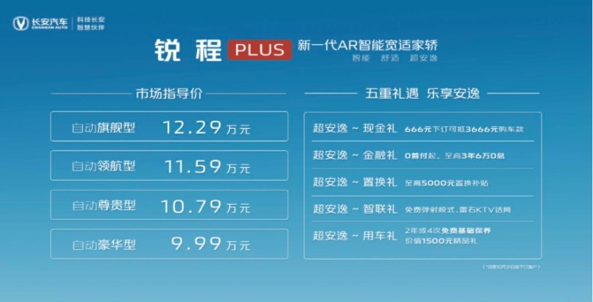10万级家轿的“新卷王”，长安锐程PLUS上市