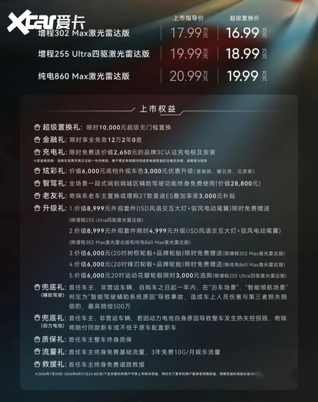 超级置换价16.99万元起！「性能·智能首选车」2027款星途ES全球