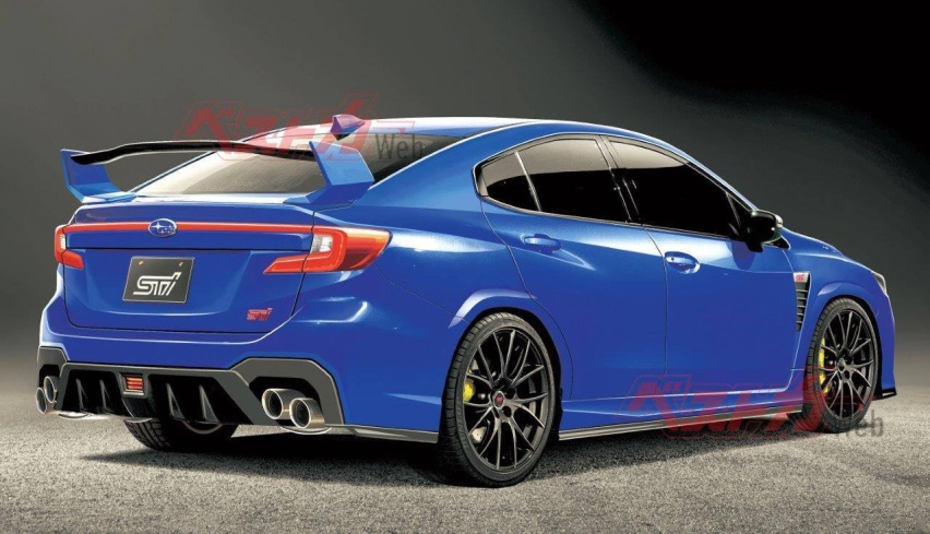 还原概念车，基于SGP平台，全新斯巴鲁WRX STi渲染图