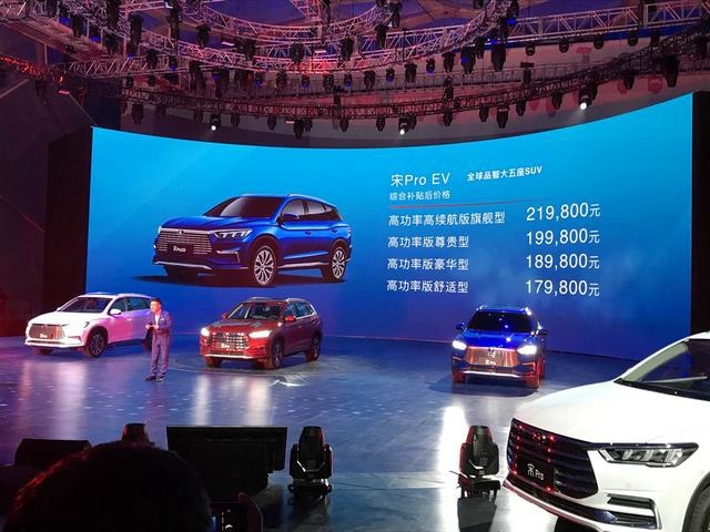 17.98万起超长真续航电动大五座SUV 宋Pro EV