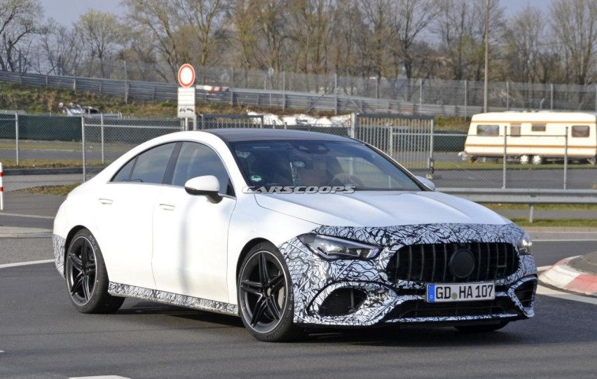 造型相当凶猛，全新AMG CLA45官图泄露