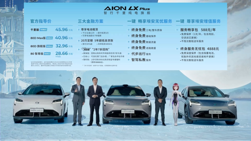 电动汽车续航千里时代，AION LX Plus上市