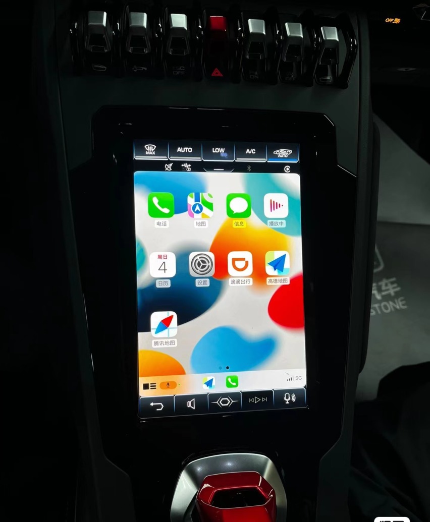 兰博基尼EVO 升级carplay 手机同屏系统