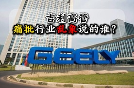 吉利高管痛批行业乱象说的谁？