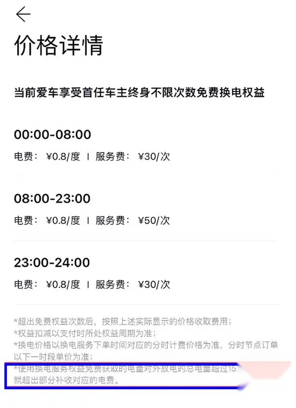 蔚来再发新规，换电车辆外放电每月15度？严防死守车主“薅羊毛”