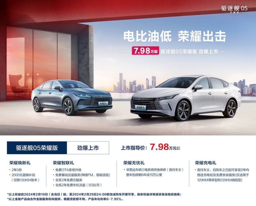 从“油电同价”到“电比油低”，比亚迪开年放大招！