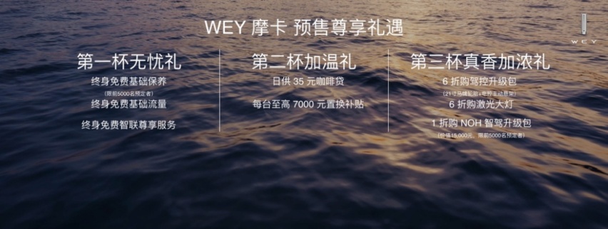 预售17.98万起  WEY摩卡激光雷达版于上海车展发布