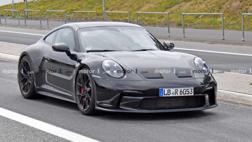 保时捷911 GT3 Touring无伪装现身纽博格林