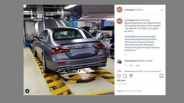 尾灯设计改变，新款梅赛德斯-AMG E 63谍照曝光