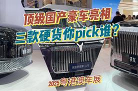 顶级国产豪车亮相2025粤港澳车展，三款硬货你pick谁？
