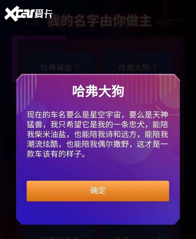 哈弗新车系就叫大狗，看注册商标感觉在下一盘大棋