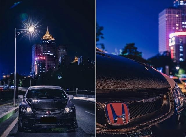 “黑头”本田FD2你们见过吗？来看看不一样的赛道利器