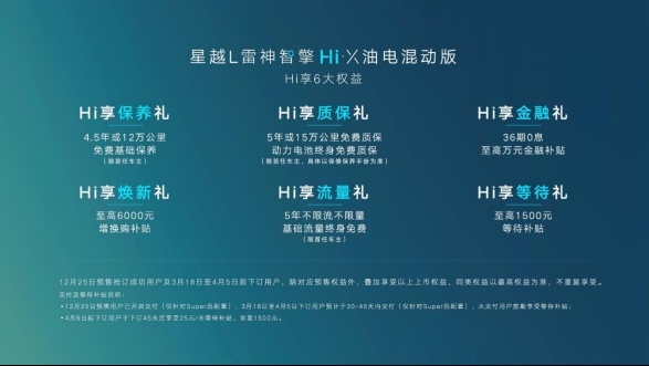 售17.17万起，星越L雷神Hi·X混动版正式上市